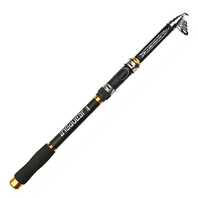 Telescopic Fishing Rod Carbon Fiber Portable Spinning Fishing Pole Fis –  fish-us1