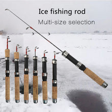 Load image into Gallery viewer, Winter Ice Telescopic Fishing Rods Carbon Fiber Carp Fly Fishing Pole Spinning Casting Hard Rods