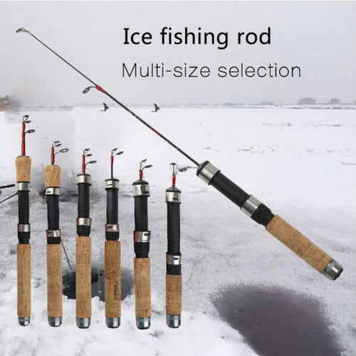 Winter Ice Telescopic Fishing Rods Carbon Fiber Carp Fly Fishing Pole Spinning Casting Hard Rods