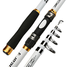 Load image into Gallery viewer, Telescopic Fishing Rod Carbon Fiber Portable Spinning Fishing Pole Fishing Rod
