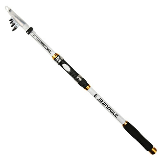 Telescopic Fishing Rod Carbon Fiber Portable Spinning Fishing Pole Fishing Rod
